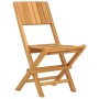 Folding garden chairs 8 pcs solid teak wood 47x61x90 cm by vidaXL, Garden chairs - Ref: Foro24-3155060, Price: 516,74 €, Disc...