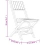 Folding garden chairs 8 pcs solid teak wood 47x61x90 cm by vidaXL, Garden chairs - Ref: Foro24-3155060, Price: 516,74 €, Disc...