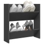 Gray plywood wall shoe rack 60x18x60 cm by vidaXL, Shoe racks and shoe organizers - Ref: Foro24-806720, Price: 26,32 €, Disco...