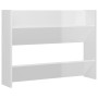 Wall shoe racks 2 pcs glossy white plywood 80x18x60cm by vidaXL, Shoe racks and shoe organizers - Ref: Foro24-806754, Price: ...