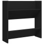 Zapatero de pared madera contrachapada negro 60x18x60 cm de vidaXL, Zapateros y organizadores de calzado - Ref: Foro24-806717...