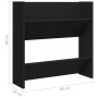 Zapatero de pared madera contrachapada negro 60x18x60 cm de vidaXL, Zapateros y organizadores de calzado - Ref: Foro24-806717...