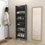 Wall-mounted shoe racks 2 units plywood gray 60x18x90 cm by vidaXL, Shoe racks and shoe organizers - Ref: Foro24-806764, Pric...