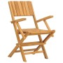 Folding garden chairs 8 pcs solid teak wood 55x61x90 cm by vidaXL, Garden chairs - Ref: Foro24-3155063, Price: 578,30 €, Disc...