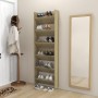 Wall shoe racks 2 pcs Sonoma oak plywood 60x18x90 cm by vidaXL, Shoe racks and shoe organizers - Ref: Foro24-806766, Price: 5...