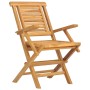 Folding garden chairs 8 pcs solid teak wood 56x63x90 cm by vidaXL, Garden chairs - Ref: Foro24-3155051, Price: 712,97 €, Disc...