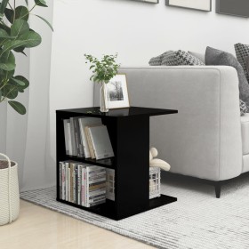 Glossy black plywood side table 45x45x48 cm by vidaXL, Side tables - Ref: Foro24-806811, Price: 32,39 €, Discount: %