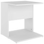 Mesa auxiliar de madera contrachapada blanco 45x45x48 cm de vidaXL, Mesas auxiliares - Ref: Foro24-806804, Precio: 24,15 €, D...