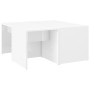 Coffee tables 4 pieces glossy white plywood 33x33x33 cm by vidaXL, Coffee table - Ref: Foro24-806819, Price: 39,99 €, Discoun...