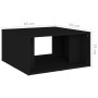 Coffee tables 4 pcs black plywood 33x33x33 cm by vidaXL, Coffee table - Ref: Foro24-806814, Price: 49,74 €, Discount: %