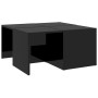 Set of 4 glossy black plywood coffee tables 33x33x33cm by vidaXL, Coffee table - Ref: Foro24-806820, Price: 50,05 €, Discount: %