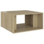 Coffee tables 4 pieces Sonoma oak plywood 33x33x33 cm by vidaXL, Coffee table - Ref: Foro24-806816, Price: 49,32 €, Discount: %