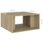 Coffee tables 4 pieces Sonoma oak plywood 33x33x33 cm by vidaXL, Coffee table - Ref: Foro24-806816, Price: 49,32 €, Discount: %