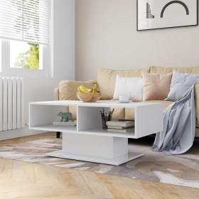 White plywood coffee table 103.5x50x44.5 cm by vidaXL, Coffee table - Ref: Foro24-806822, Price: 56,87 €, Discount: %