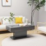 Glossy gray plywood coffee table 96x50x45 cm by vidaXL, Coffee table - Ref: Foro24-806839, Price: 90,99 €, Discount: %