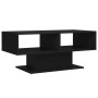 Black plywood coffee table 103.5x50x44.5 cm by vidaXL, Coffee table - Ref: Foro24-806823, Price: 61,99 €, Discount: %