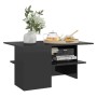 Mesa de centro madera contrachapada negro brillo 90x60x46,5 cm de vidaXL, Mesas de centro - Ref: Foro24-806856, Precio: 50,99...