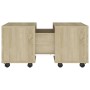 Couchtisch aus Sonoma-Eichensperrholz, 60 x 60 x 38 cm von vidaXL, Couchtisch - Ref: Foro24-806861, Preis: 56,92 €, Rabatt: %