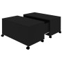 Black plywood coffee table 75x75x38 cm by vidaXL, Coffee table - Ref: Foro24-806868, Price: 73,70 €, Discount: %