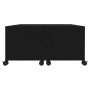 Black plywood coffee table 75x75x38 cm by vidaXL, Coffee table - Ref: Foro24-806868, Price: 73,70 €, Discount: %