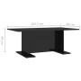 Glossy black plywood coffee table 103.5x60x40 cm by vidaXL, Coffee table - Ref: Foro24-806847, Price: 42,99 €, Discount: %