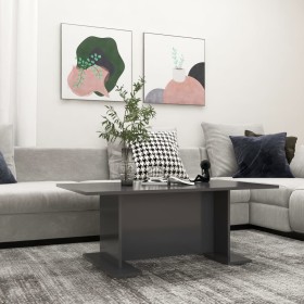 Gray plywood coffee table 103.5x60x40 cm by vidaXL, Coffee table - Ref: Foro24-806842, Price: 39,99 €, Discount: %