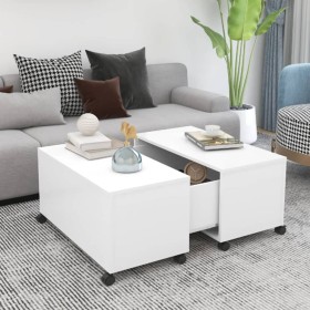 White plywood coffee table 75x75x38 cm by vidaXL, Coffee table - Ref: Foro24-806867, Price: 72,99 €, Discount: %