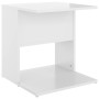 Glossy white plywood side table 45x45x48 cm by vidaXL, Side tables - Ref: Foro24-806810, Price: 28,99 €, Discount: %