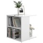 Glossy white plywood side table 45x45x48 cm by vidaXL, Side tables - Ref: Foro24-806810, Price: 28,99 €, Discount: %