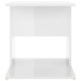 Glossy white plywood side table 45x45x48 cm by vidaXL, Side tables - Ref: Foro24-806810, Price: 28,99 €, Discount: %