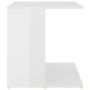 Glossy white plywood side table 45x45x48 cm by vidaXL, Side tables - Ref: Foro24-806810, Price: 28,99 €, Discount: %