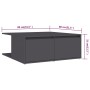 Couchtisch aus grauem Sperrholz, 80 x 80 x 31 cm von vidaXL, Couchtisch - Ref: Foro24-806878, Preis: 69,99 €, Rabatt: %