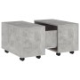 Mesa de centro madera contrachapada gris hormigón 60x60x38 cm de vidaXL, Mesas de centro - Ref: Foro24-806862, Precio: 74,99 ...