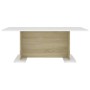 Mesa de centro madera contrachapada blanco roble 103,5x60x40cm de vidaXL, Mesas de centro - Ref: Foro24-806845, Precio: 39,68...