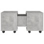 Mesa de centro madera contrachapada gris hormigón 60x60x38 cm de vidaXL, Mesas de centro - Ref: Foro24-806862, Precio: 74,33 ...