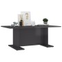 Plywood glossy gray coffee table 103.5x60x40 cm by vidaXL, Coffee table - Ref: Foro24-806848, Price: 38,99 €, Discount: %