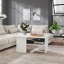 White plywood coffee table 90x60x46.5 cm by vidaXL, Coffee table - Ref: Foro24-806849, Price: 47,99 €, Discount: %