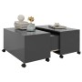 Gray plywood coffee table 75x75x38 cm by vidaXL, Coffee table - Ref: Foro24-806869, Price: 76,39 €, Discount: %