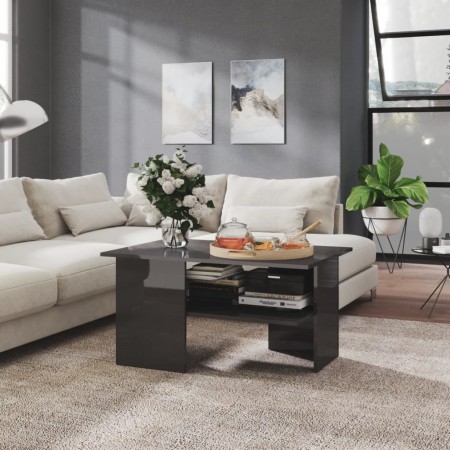 Bright gray plywood coffee table 90x60x46.5cm by vidaXL, Coffee table - Ref: Foro24-806857, Price: 48,99 €, Discount: %