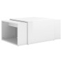 Mesas de centro apilables 3 piezas blanco brillo 60x60x38 cm de vidaXL, Mesas de centro - Ref: Foro24-806900, Precio: 50,51 €...