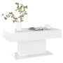 Glossy white plywood coffee table 96x50x45cm by vidaXL, Coffee table - Ref: Foro24-806837, Price: 89,43 €, Discount: %