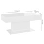 Glossy white plywood coffee table 96x50x45cm by vidaXL, Coffee table - Ref: Foro24-806837, Price: 89,43 €, Discount: %