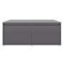 Couchtisch aus glänzend grauem Sperrholz, 80 x 80 x 31 cm von vidaXL, Couchtisch - Ref: Foro24-806884, Preis: 74,99 €, Rabatt: %