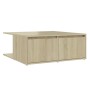 Mesa de centro madera contrachapada roble Sonoma 80x80x31 cm de vidaXL, Mesas de centro - Ref: Foro24-806879, Precio: 68,99 €...