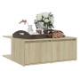 Mesa de centro madera contrachapada roble Sonoma 80x80x31 cm de vidaXL, Mesas de centro - Ref: Foro24-806879, Precio: 68,99 €...