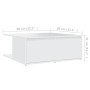 Couchtisch aus weißem Sperrholz, 80 x 80 x 31 cm von vidaXL, Couchtisch - Ref: Foro24-806876, Preis: 81,80 €, Rabatt: %