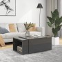 Stapelbare Couchtische 3 Stück glänzend grau 60x60x38 cm von vidaXL, Couchtisch - Ref: Foro24-806902, Preis: 61,92 €, Rabatt: %