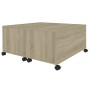 Couchtisch aus Sonoma-Eichensperrholz, 75 x 75 x 38 cm von vidaXL, Couchtisch - Ref: Foro24-806870, Preis: 77,99 €, Rabatt: %