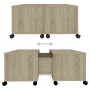 Mesa de centro madera contrachapada roble Sonoma 75x75x38 cm de vidaXL, Mesas de centro - Ref: Foro24-806870, Precio: 77,99 €...