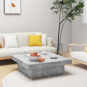 Concrete gray plywood coffee table 80x50x40 cm by vidaXL, Coffee table - Ref: Foro24-806916, Price: 74,99 €, Discount: %